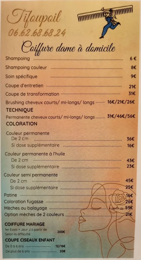 A Tifoupoil COIFFURE A DOMICILE/TOILETTAGE A DOMICILE / TIFOUPOIL/ - photo 2