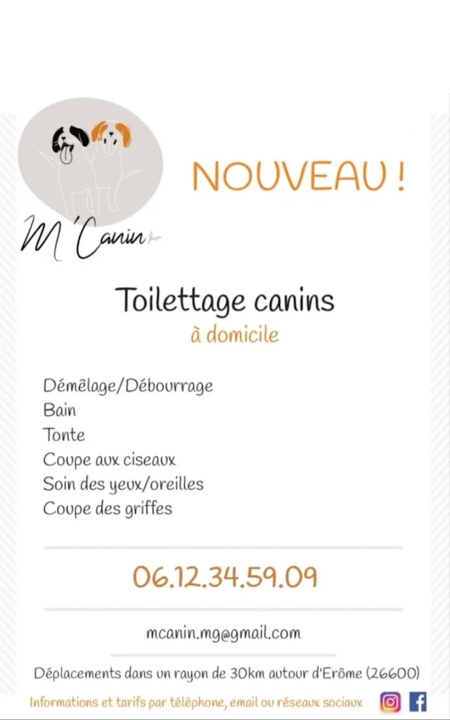 M'Canin, Toilettage à domicile - photo 2